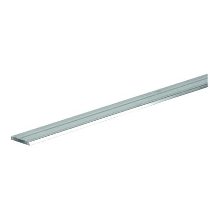 STEELWORKS 0.0625 in. X 1.25 in. W X 3 ft. L Weldable Aluminum Flat Bar 11319